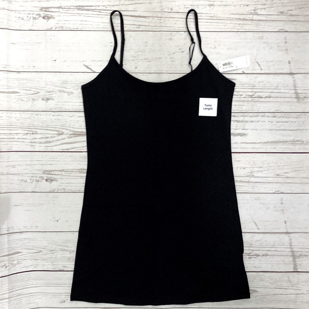 NWT Old Navy First Layer Black Jack Tunic Cami Tank Top Small